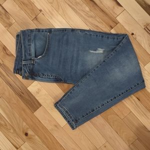 Universal Standard Joni High Rise Curve Slim Leg Jeans 27" in Vintage Indigo